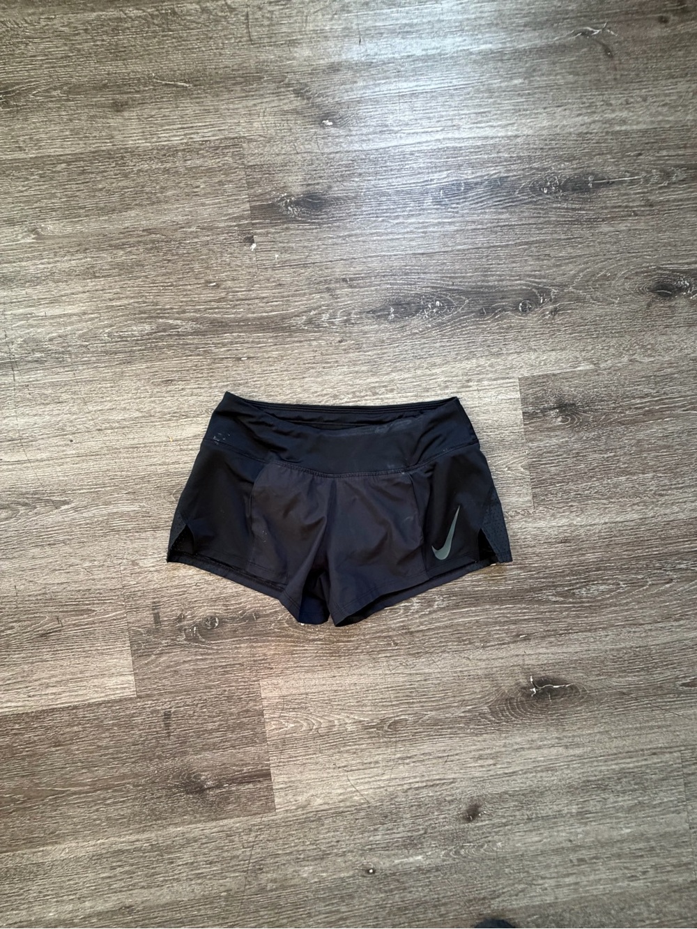 Nike Black Women's Athletic Running Shorts with Logo